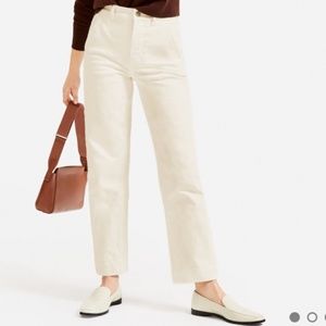 Everlane Straight Leg Pant - Sandstone, size 0